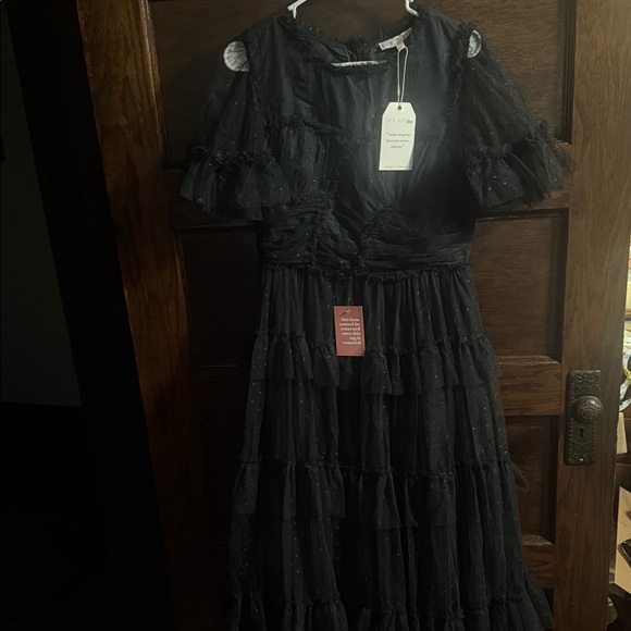 Ivy City Co. Whimsical Black Maxi Dress, NWT - Picture 3 of 9